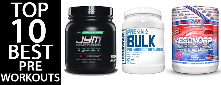 best pre workout supplements